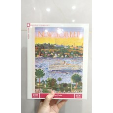 New York Puzzle Company 日落巡航 1000片 拼圖, 如圖所示, 1個, 1個