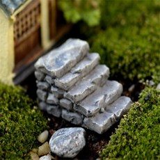 신라Pick 미니어처 돌계단 1P 미니어쳐소품, 곡선형