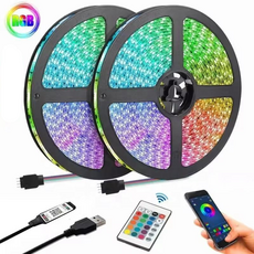 RGB USB LED 바 스트립 조명 간접 조명용 방 3M 거실 침실, 1개, RGB16색상