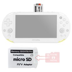 호환 SD2VITA 5.0 메모리 어댑터 케이스 PS비타 1세대 2세대 커펌용, 1개