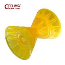 윈치 포스트 보트 트레일러 폴리 우레탄 옐 보우 롤러 타이다운 엔지니어링 마린 엔드 벨 부품, 1개