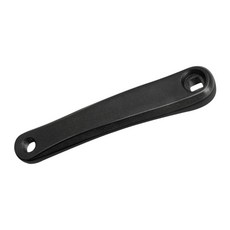 경량 170mm 자전거 왼쪽 싱글 체인 크랭크 암 쉬운 설치 예비 부품, 검은, 흑색의-사각 구멍, 1개