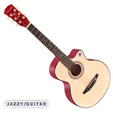 台灣Jazzy 民謠吉他 贈全配件 加贈液晶調音器, 1個, 38吋經典原木色