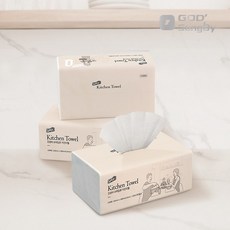 슈퍼딥큐 뽑아쓰는 키친타올 100매 9팩 (1박스) 3겹 엠보 천연펄프 키친타월, 상세설명 참조