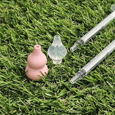 크레마루 크레스티드 게코 파스텔 실리콘팁 슈퍼푸드 피딩 주사기, 1ml, 핑크