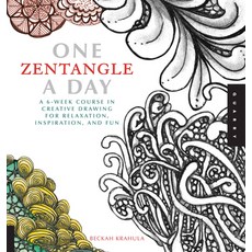 (영문도서) One Zentangle a Day: A 6-Week Course in Creative Drawing for Relaxation Inspir... Paperback, Quarry Books, English, 9781592538119