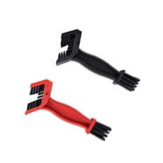 꼬물 자전거 체인 청소솔 생활자전거관리 부품청소브러시, 레드