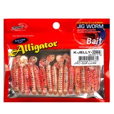 JRC 쏘가리낚시 꺽지낚시 4.5cm 투톤 쏘가리웜 채비, JRC 쏘가리 투톤웜 45mm D49, 1개