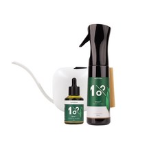 1%植物關鍵 全植呵護三件組 質感澆水壺 加速植物吸收成長 補水亮葉 室內植栽, 1個