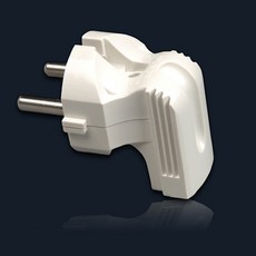 현대일렉트릭 ㄱ자형 무접지 플러그, 1개