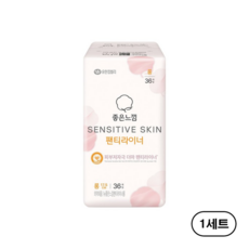 좋은느낌 센서티브스킨 팬티라이너, 롱, 36개입, 1개