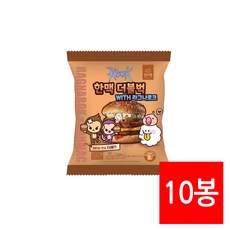 한맥푸드 냉동 더블벅 매점빵 210g 더블버거 단체간식 PC방 햄버거, 2.1kg, 1세트