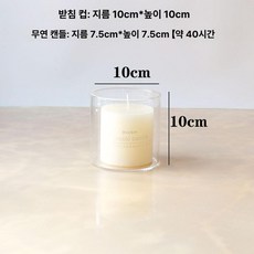 난로 유리관 RSX-230 RS-H29 RS-GE23, 10cm 10개 컵 촛불 포함, 기본 색상