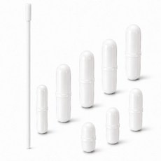 리트리버 세트가 있는 9PCS 마그네틱 교반봉 – 랩 PTFE 마그네틱 교반기 믹서봉 다양한 크기의 교반봉5x10mm 6x15mm 6x20mm 7x25mm 7x30mm 8x30
