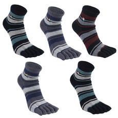 아놀드파마 국산 남성 링글 단목 발가락양말 5종