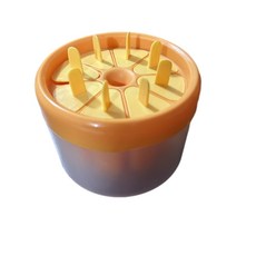 食品級冰棒模具 家用帶蓋 自製冰淇淋神器, 橙色1個 紙盒包裝, 2個