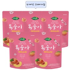 ()[][][] 828282()()()[] 희창 자연생각 복숭아 아이스티 파우치, 190ml, 5개