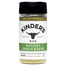 킨더스 럽 버터리 갈릭 & 허브, 141g, 1개