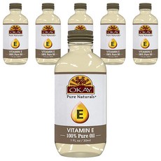 오케이 퓨어 비타민 E 오일, 6개, 30ml