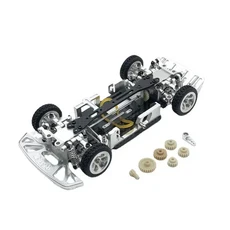 Wltoys 284131 K969 K979 K989 K999 P929 P939 1/28 RC 자동차 업그레이드 부품 액세서리 용 금속 섀시 프