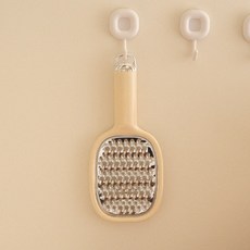 MYUMYU 沐慕家居 台灣24H出貨 可掛式刨絲器 切絲器 304不鏽鋼切菜神器 廚房用具, 1個, 切絲器 - 米色