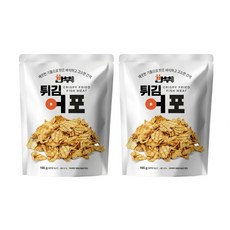 깨끗한 기름으로 만든 바삭하고 고소한 깐부 튀김어포, 2개, 155g