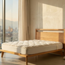 텍스스테드 육각형 토끼털 침대 매트리스커버 겨울용