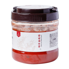 어촌명가 밥도둑 비법 양념 깐 새우장, 1개, 1kg