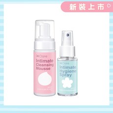S+.Clare 聖克萊爾 私密呼呼潔淨慕斯與舒緩護理噴霧組, 2件, 慕斯+噴霧(新裝上市), 150ml
