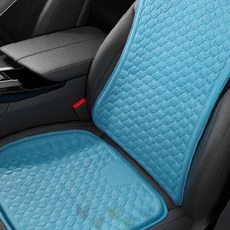 차량 운전석 조수석 입체 벌집 젤 통풍 시트 커버 여름 시원한 자동차 좌석, 1개, 그레이 1세트