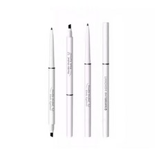 靚妮詩 雙頭刀鋒眼線膠筆 - 自然立體持久不易暈染臥蠶筆, 01黑色, 1個