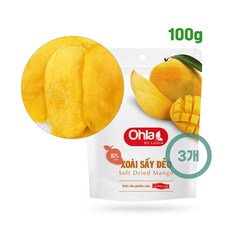 올라 두툼한 소프트 건망고 말랭이, 3개, 100g