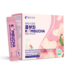 보뚜 뷰티시크릿 콤부차 복숭아 아이스티, 2개, 30개입, 5g