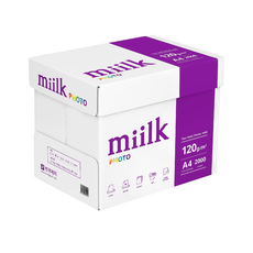 miilk 포토 복사용지 120g, A4, 2000매입