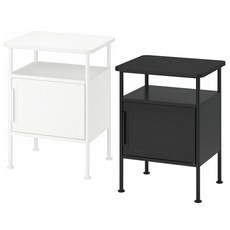 이케아 GRAFJALLET 그로피엘레트 침대협탁 45x36x59cm 사이드테이블 보조테이블 수납협탁, 화이트_805.831.07, 1개