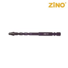 지노 육각 멀티 스텝 드릴 비트 3.5mm 카바이드팁 포세린 타일 콘크리트 세라믹 목재, 1개