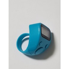 小邑的家 506 迷你LED燈手指計數器 念佛計數器, 天空藍, 1個