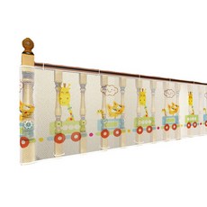 樓梯防護網 樓梯護網 防墜網 樓梯網 安全護網 加厚防護網 1米 2米 3米, 樓梯護網【彩色印花】,3米(附束帶), 1個