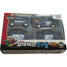 타요 스페셜 꼬마버스 친구들 10탄 작동완구 세트, 혼합색상, 1개