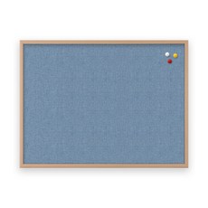 [보드뱅크]패브릭 게시판(자석용) 150x90 무늬목프레임(미송특대)