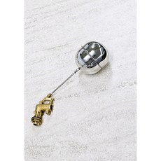 스텐 볼탑 플러팅 밸브 물탱크 볼탑 수위조절 15A, 국산(15A), 1개, 실버