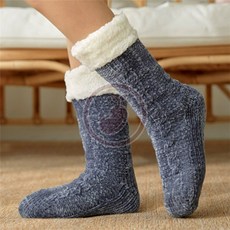 팥들 기모 수면양말 긴수면양말