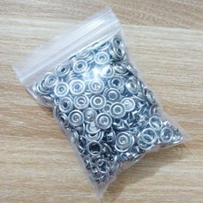 五爪鈕釦套裝, 1個, 50套暗釦無安裝鉗,免縫5爪扣今日特價500單