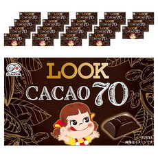 FUJIYA 不二家 LOOK 70%可可巧克力, 20個, 42g