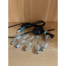 鹽燈專用電線 可調光鹽燈電線 帶保險絲鹽燈線 微調電線 鹽燈燈泡 通過多項國際安規認證, 搭配60 W*5, 1個