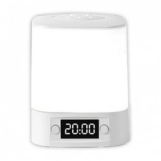 JoyBaby 助眠夜燈 具備電子時鐘與遙控功能, 電子時鐘-遙控款