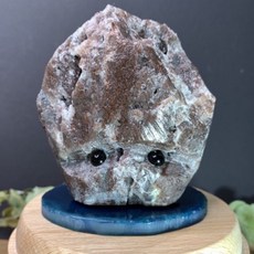 閃鋅礦刺蝟原礦雕件 創意居家擺飾 獨特礦石造型, 1個