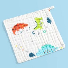 紗布巾 紗布口水巾 嬰兒口水巾 掛繩方巾 六層純棉 洗臉巾 新生兒 泡泡紗布 手帕 萬用巾