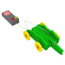 과학탐구 동력전달 고속회전 악어자동차 조립키트/ 배선도보기 상하운동 과학교실, 1개