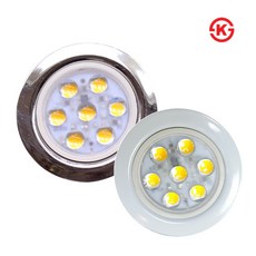 LED 2인치 가구 매입등 55파이 2W, 백색/주광색(하얀빛), 1개